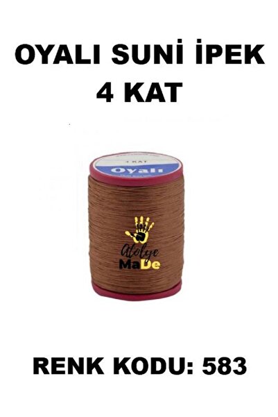 OYALI Suni Ipek 4 Kat Iplik Nakış Iğne Oyası Tığ Oyası Etuval Tek Makara Net ...