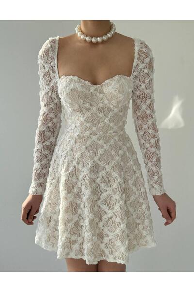 Cbm Φόρεμα με λεπτομέρεια λουλουδιών Fers