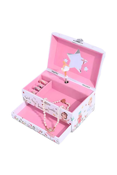 BRAGUS Cutie muzicala, cu balerina, pentru depozitarea bijuteriilor, recomand...