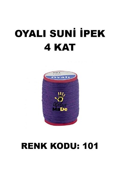 OYALI Suni Ipek 4 Kat Iplik Nakış Iğne Oyası Tığ Oyası Etuval Tek Makara Net ...