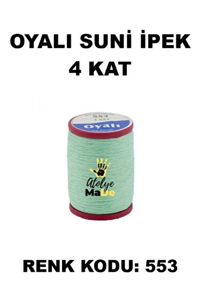 OYALI Suni Ipek 4 Kat Iplik Nakış Iğne Oyası Tığ Oyası Etuval Tek Makara Net ...