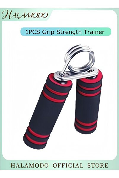 HALAMODO جهاز تدريب قوة قبضة اليد مكون من قطعتين مع مقاومة قابلة للتعديل