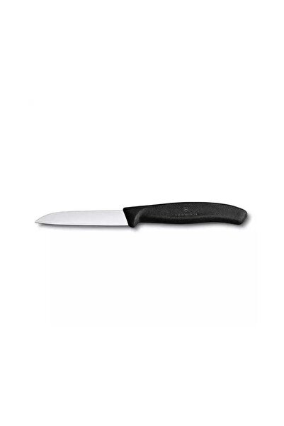 Victorinox Soyma Bıçağı 8cm Düz Ağız SwissClassic Siyah (VT 6.7403)