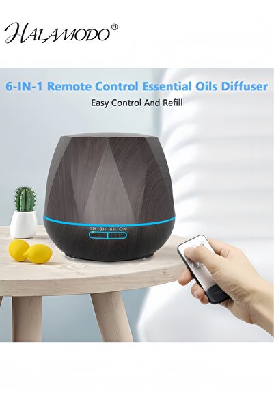 HALAMODO Ultrasonic Air Humidifier 550ml 550MLB Black