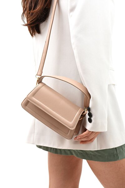 NBİBAGS Moi Vision Γυναικεία Κομψή Σχεδίαση Κουμπωτή Τσάντα Χεριού, Μπράτσου ...