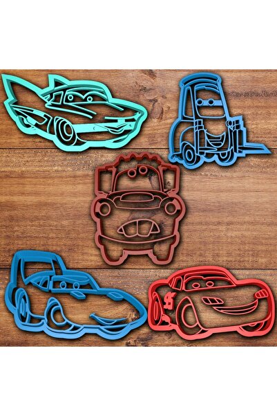 Hobist قالب بسكويت السيارات - قالب عجينة السكر وعجينة اللعب