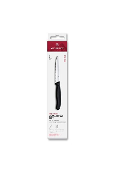 Victorinox 6.7233.6 11cm Siyah Biftek Bıçağı, 6 Parça
