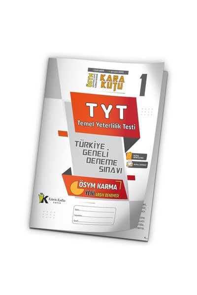 Karakutu Yayınları 2026 TYT ÖSYM Arşivi Karma Kara Kutu Çıkmış Soru Türkiye G...