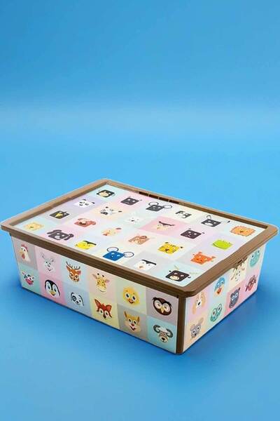 QUTU Trend Box Looking Learning - 25 Liter Toy Storage Box