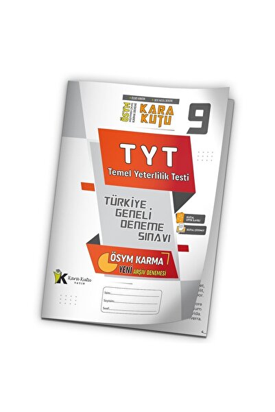Karakutu Yayınları 2026 TYT ÖSYM Arşivi Karma Kara Kutu Çıkmış Soru Türkiye G...