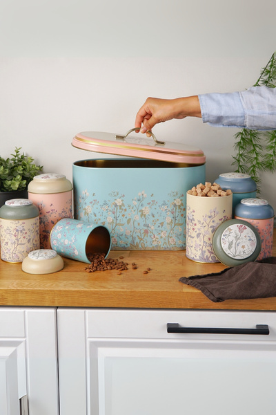 EVLE Erb01u2 Oval Ekmek Kutusu 7 Li Set, Botanica