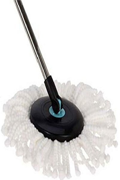 Lider 3 adet 360° Döner yuvarlak mikrofiber Mop paspas Yedek Ucu