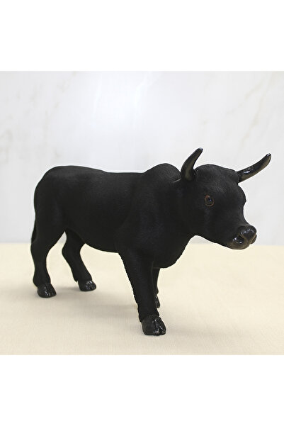 Store Tüylü Boğa Figürü 25×15 cm – Şık ve Premium Dekoratif Obje | Ev & Ofis ...