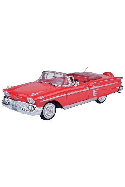 Motor Max 1:24 1958 Model Chevy Impala (Kırmızı)