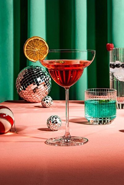 Paşabahçe 66120 Kristal 2 Li Nude Vintage Margarita Bardağı 400cc