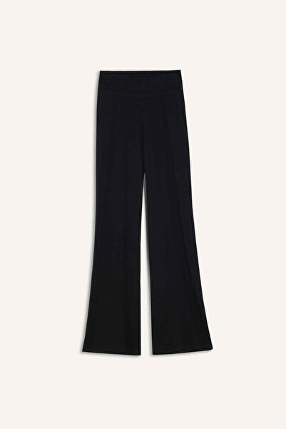 DeFacto Coool Flare Fit Beli Lastikli İspanyol Paça Ribana Pantolon E0628AX25SP
