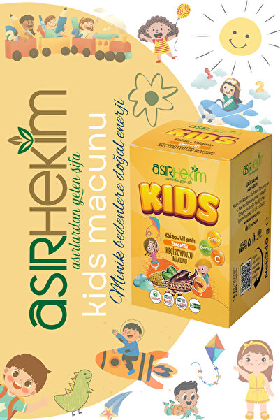 Asır Hekim Kıds Kakao Vitamin Zencefilli Keçiboynuzu Macunu 240 gr