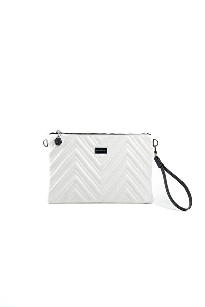 Silver Polo Silver & Polo White Sp1250 Women's Portfolio & Clutch