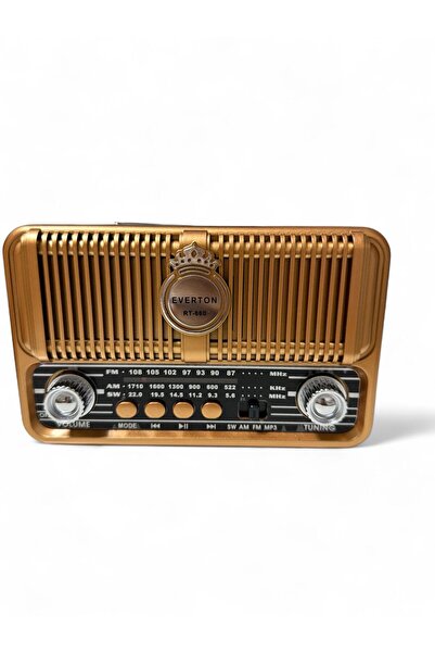 Everton Rt-660 Güneş Enerjili Bluetooth usb/bt/sd/fm/Am/sw radyo müzik çalar