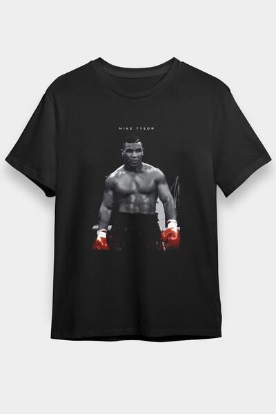 ZOKAWEAR Tricou negru Mike Tyson unisex
