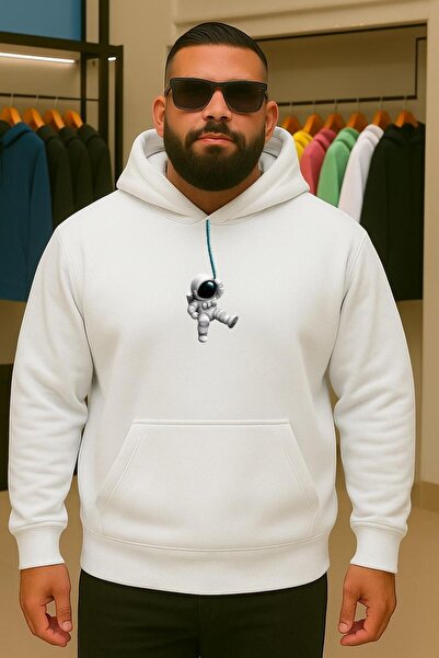 DM DOLCE MORE Hanorac supradimensionat cu imprimeu astronaut