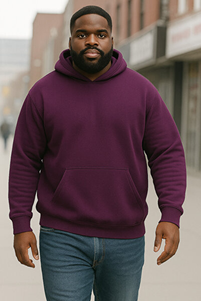 DM DOLCE MORE سويت شيرت بقلنسوة مقاس كبير للجنسين