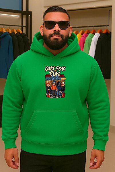 DM DOLCE MORE Hanorac de mărime mare cu imprimeu cu figurine