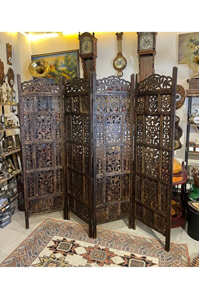 ANTİKA AYAL Ahşap oymalı paravan