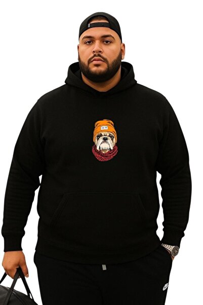 DM DOLCE MORE Hanorac supradimensionat cu imprimeu câine