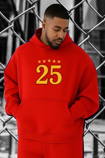 DM DOLCE MORE 25. سويت شيرت مقاس كبير مطبوع عليه سنة الميلاد