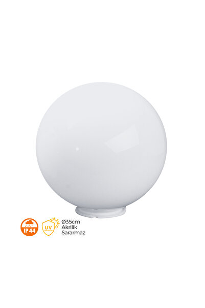 Yakan Aydınlatma Ø35cm Küre Glop Aydınlatma Akrilik Opal 7635