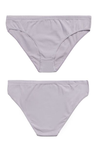 ÖZKAN underwear Özkan 26804 7 pachete pentru femei din bumbac Lycra, flexibili, confortabili, chiloți de bikini cu alunecare