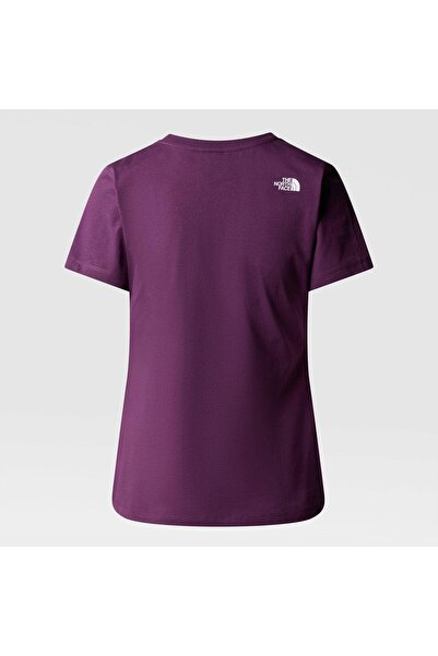 THE NORTH FACE Easy γυναικείο μωβ μπλουζάκι με στρογγυλή λαιμόκοψη