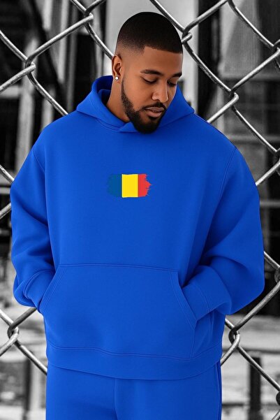 DM DOLCE MORE Hanorac cu imprimeu ROMANIA, mărime mare