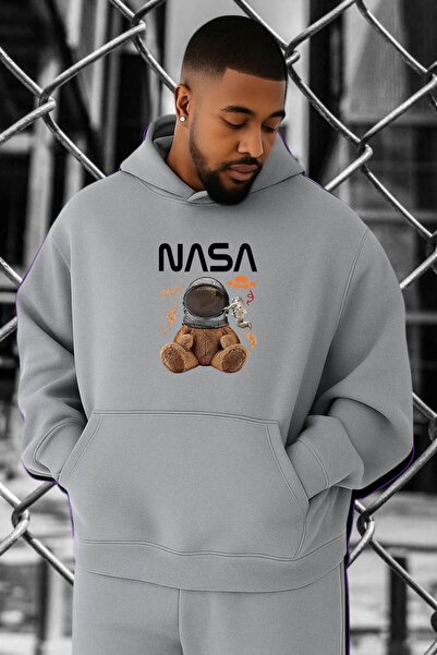 E-ROMA NASA ПРИНТОВАНА СВІТШОТА ВЕЛИКОГО РОЗМІРУ