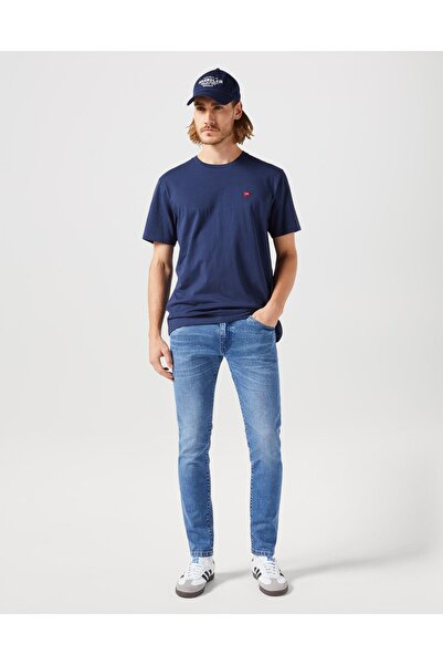 WRANGLER Μπλουζάκι με λαιμόκοψη Navy