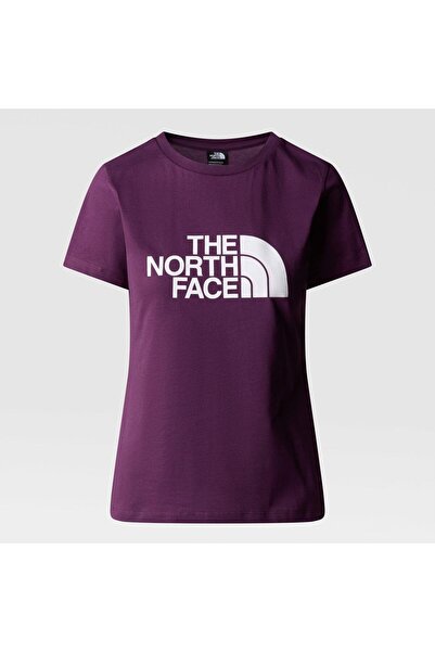 THE NORTH FACE Easy γυναικείο μωβ μπλουζάκι με στρογγυλή λαιμόκοψη