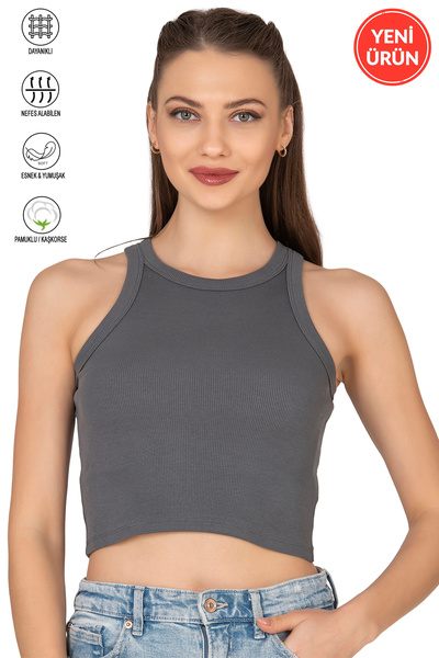 ÖZKAN underwear Кашкорсе з фігурним коміром, еластичним і підколінним кропом, бюстгальтер-топ Позитивний