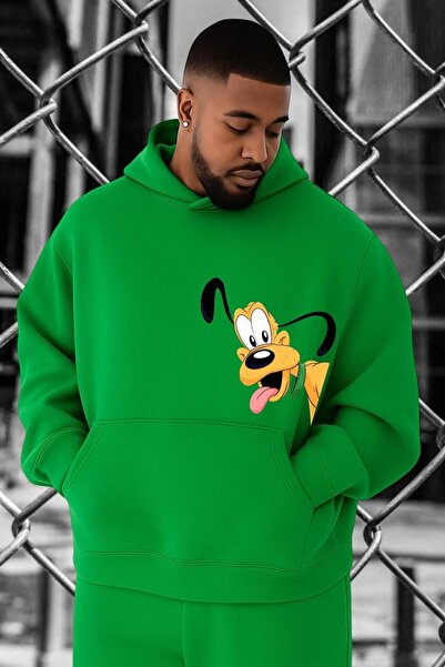 DM DOLCE MORE Hanorac supradimensionat cu imprimeu câine