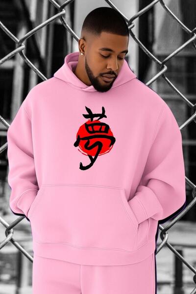 DM DOLCE MORE سويت شيرت كبير الحجم مطبوع عليه شرق أوسطي