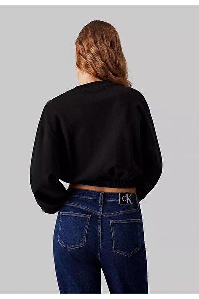 Calvin Klein WOVEN LABEL CREW NECK