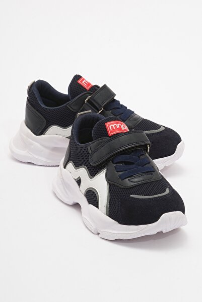 mnpc Erkek Çocuk Lacivert Hakiki Deri Günlük Spor Ayakkabı