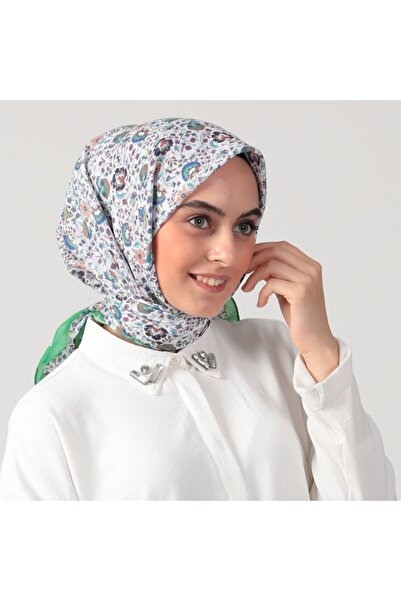 ipekistanbul Шовковий шарф з бавовни - Візерунок «Чіні» - Benetton