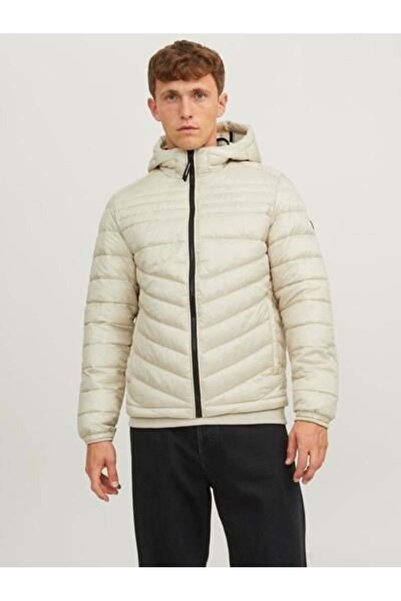 Jack & Jones JJEHERO PUFFER HOOD NOOS Moonbeam