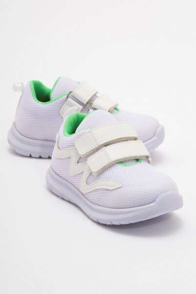 mnpc Unisex Çocuk Beyaz Günlük İlk Adım Spor Ayakkabı