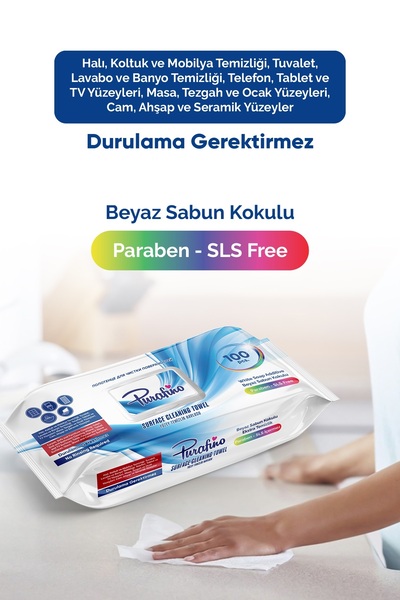 YÜZEY TEMİZLEME HAVLUSU 12*100