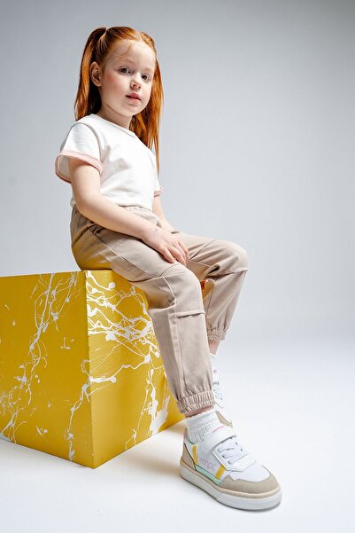 mnpc Μπεζ Sneakers - Κοριτσίστικα Παπούτσια