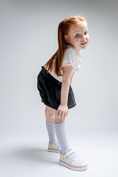 mnpc Κοριτσίστικα Παπούτσια Αθλητικά Λευκά-Κίτρινα