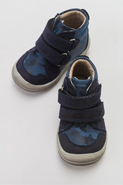 mnpc Erkek Çocuk Lacivert Hakiki Deri İlk Adım Bot