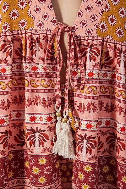 Penti Barevné palmové kimono